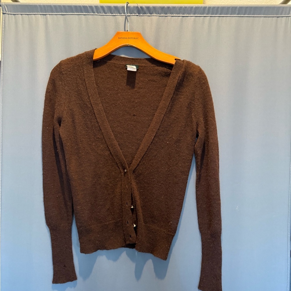 J. Crew Chocolate Brown Women's Cardigan